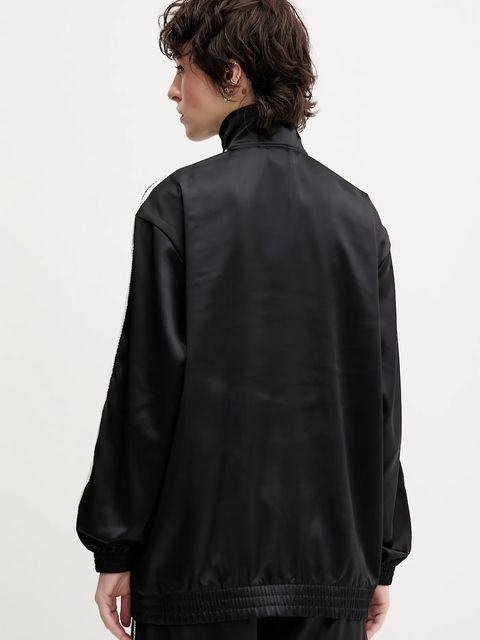 adidas Originals bluza Satin Tt damska kolor czarny z aplikacją KC8810