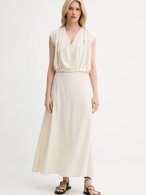 Answear.LAB bluzka i spódnica damski kolor beżowy - zdjęcie produktu nr 1