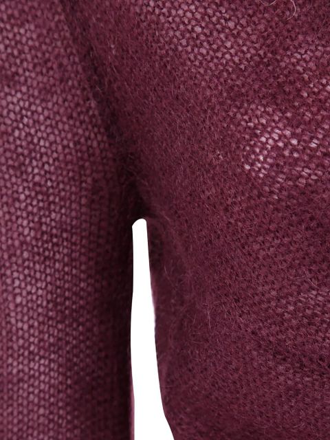 TWINSET twist-front knitted sweater - Red