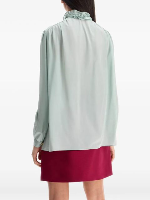 Valentino Garavani crepe de chine shirt - Green