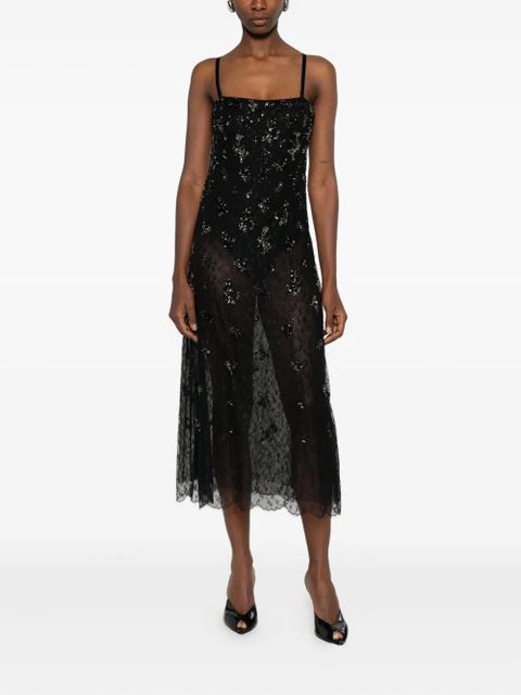Simkhai Carmela sequin embellished midi dress - Black - zdjęcie produktu nr 2