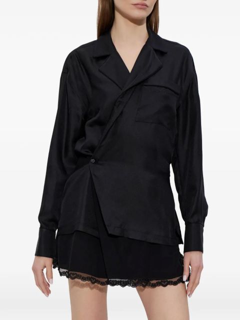 Alexander Wang wrap mini dress - Black