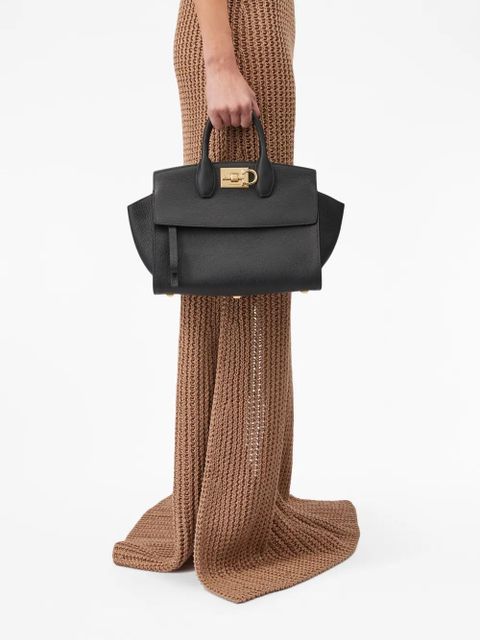 Ferragamo medium The Studio Soft tote bag - Black - zdjęcie produktu nr 2
