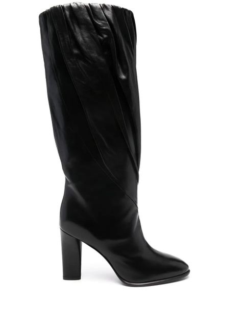 Givenchy 95mm pleated boots - Black - zdjęcie produktu nr 1