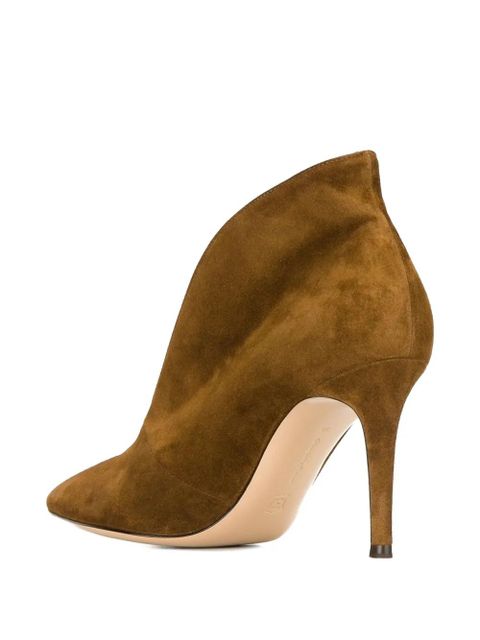 Gianvito Rossi 90mm Vania booties - Brown - zdjęcie produktu nr 2