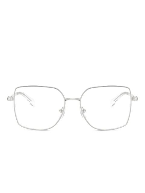 Michael Kors embellished square-frame glasses - Silver - zdjęcie produktu nr 1