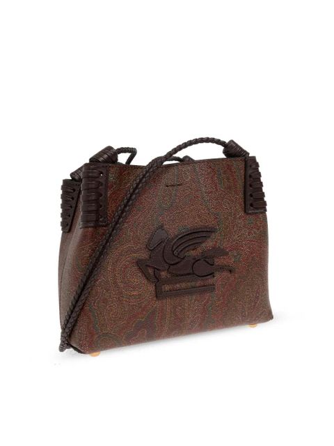 ETRO small Paisley Libra tote bag - Brown