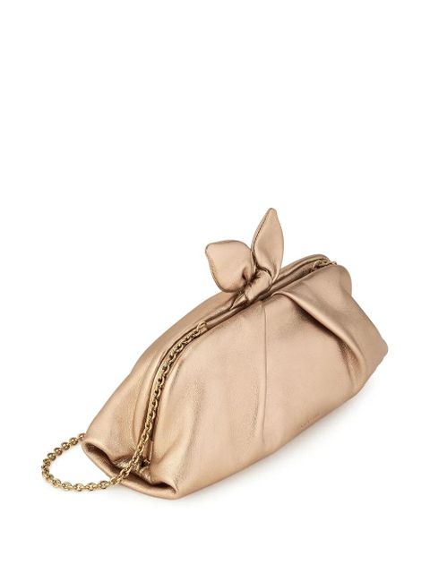 Aquazzura Bow Tie clutch bag - Gold
