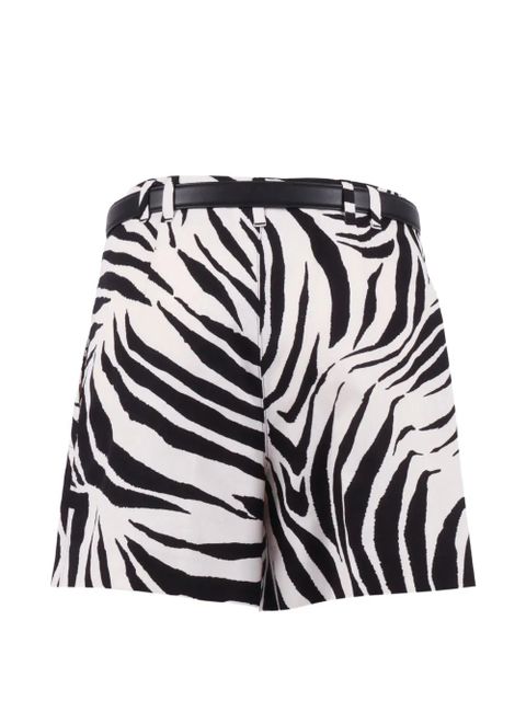 Max Mara zebra-print novella shorts - White - zdjęcie produktu nr 2