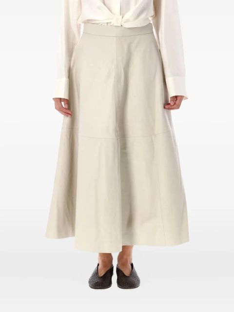 Róhe leather midi skirt - White - zdjęcie produktu nr 1