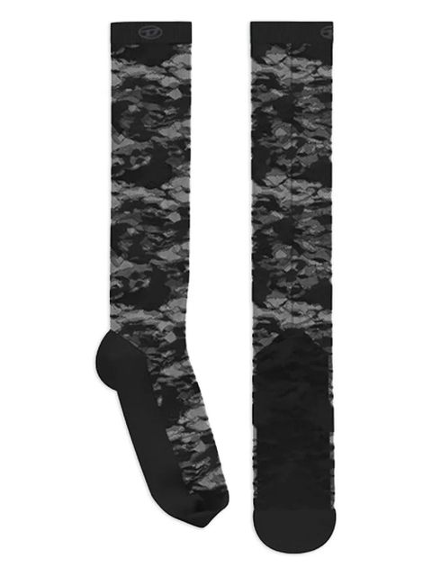 Diesel all-over logo-detail socks - Black - zdjęcie produktu nr 1