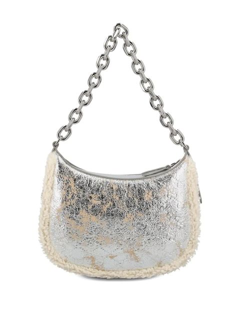 Gucci medium GG Emblem shoulder bag - Silver - zdjęcie produktu nr 2