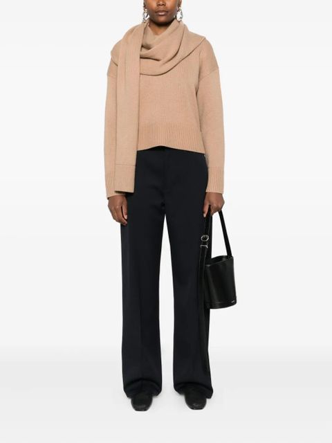 Jil Sander button-fastening trousers - Blue