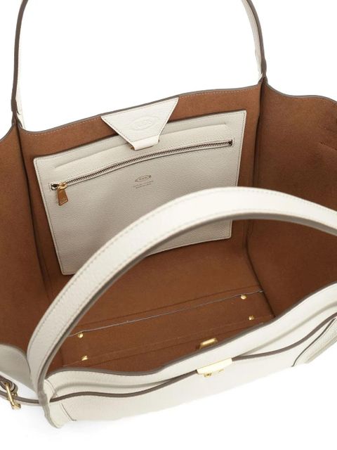 Tod's leather tote bag - White