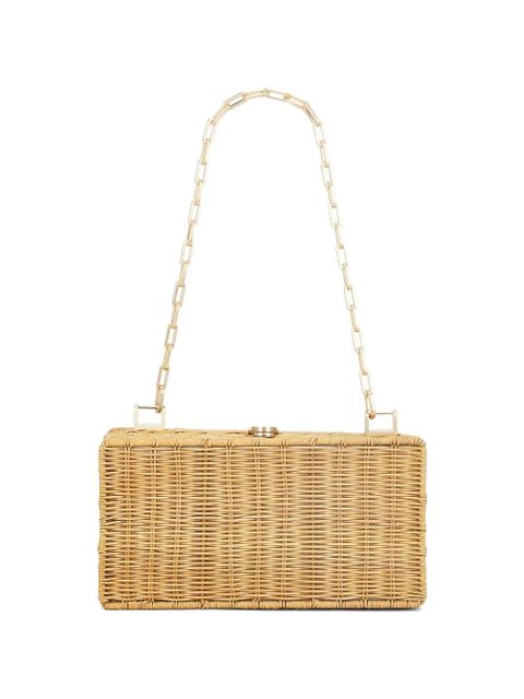 Cult Gaia Backgammon interwoven clutch bag - Neutrals - zdjęcie produktu nr 2