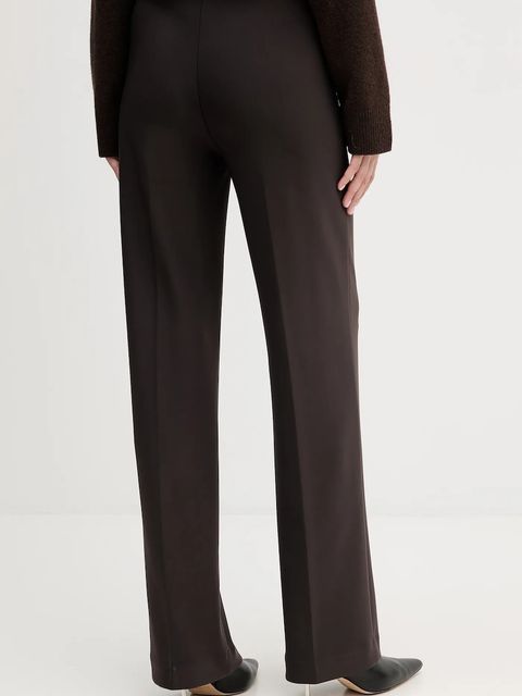 Joseph Ribkoff spodnie damskie kolor brązowy proste high waist 153088F25