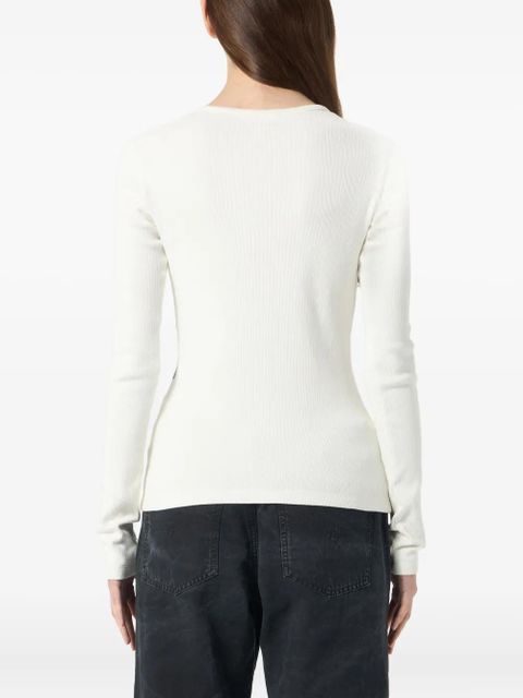 Blumarine printed jersey T-shirt - White