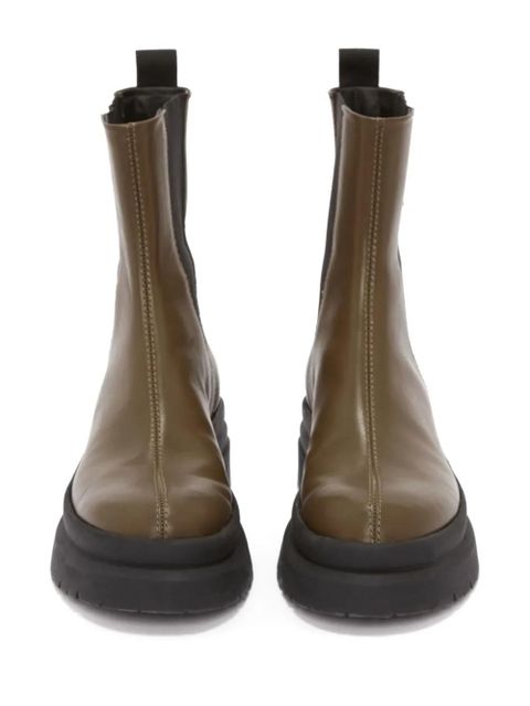 JW Anderson calf leather Chelsea boots - Green