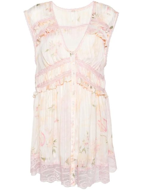 Free People spring fling dress - Neutrals - zdjęcie produktu nr 1