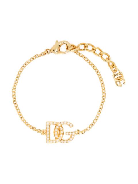 Dolce & Gabbana DG logo chain bracelet - Gold