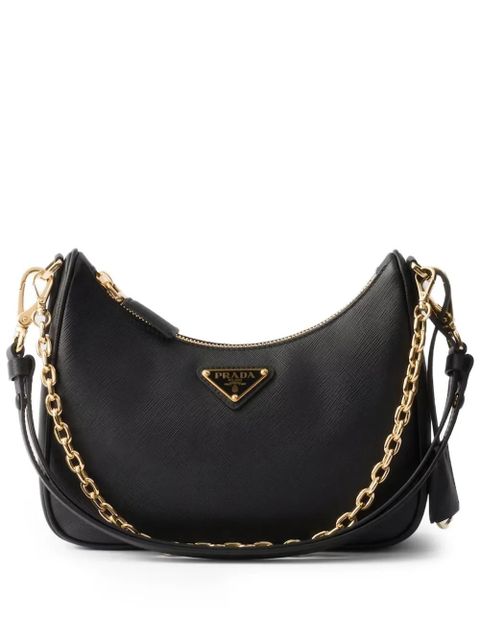 Prada leather shoulder bag - Black - zdjęcie produktu nr 1