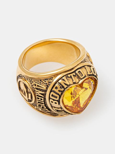 AMBUSH pierścionek srebrny Heart Class Ring - zdjęcie produktu nr 1