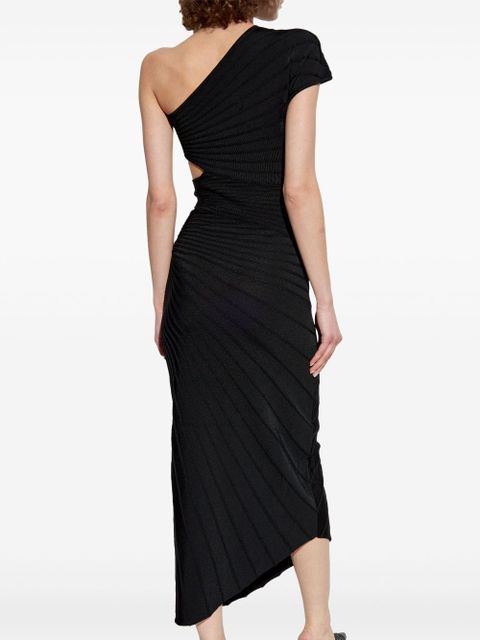 Cult Gaia cut-out asymmetric dress - Black