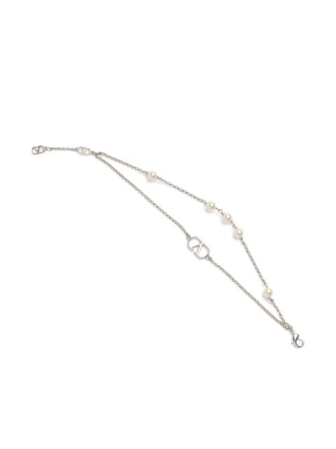 Valentino Garavani VLogo Signature double-chain bracelet - Silver
