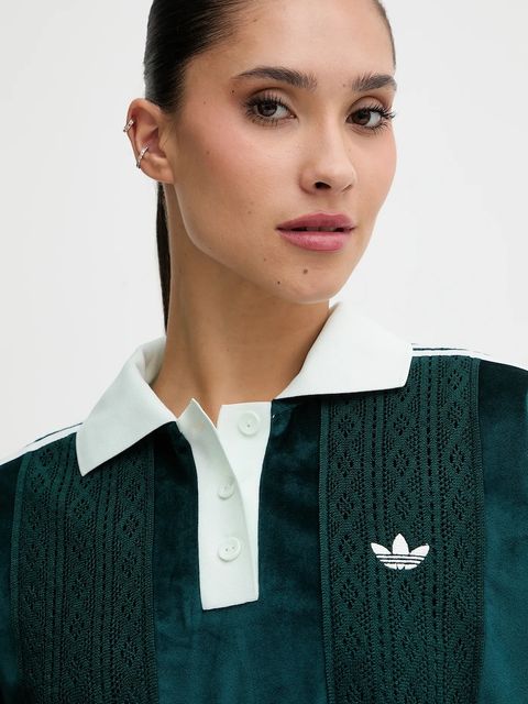 adidas Originals longsleeve kolor zielony KS7796 - zdjęcie produktu nr 2