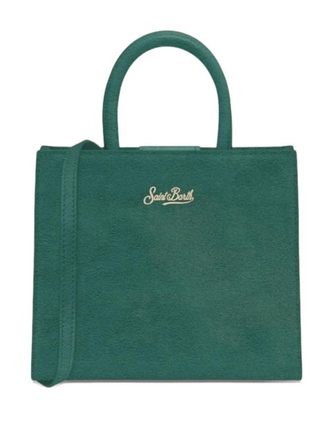 MC2 Saint Barth medium suede top-handle tote bag - Green - zdjęcie produktu nr 1