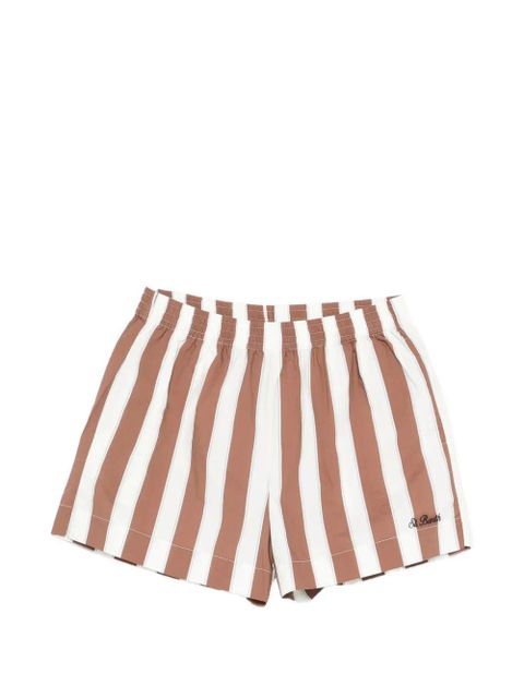 MC2 Saint Barth Meave striped shorts - Brown - zdjęcie produktu nr 1