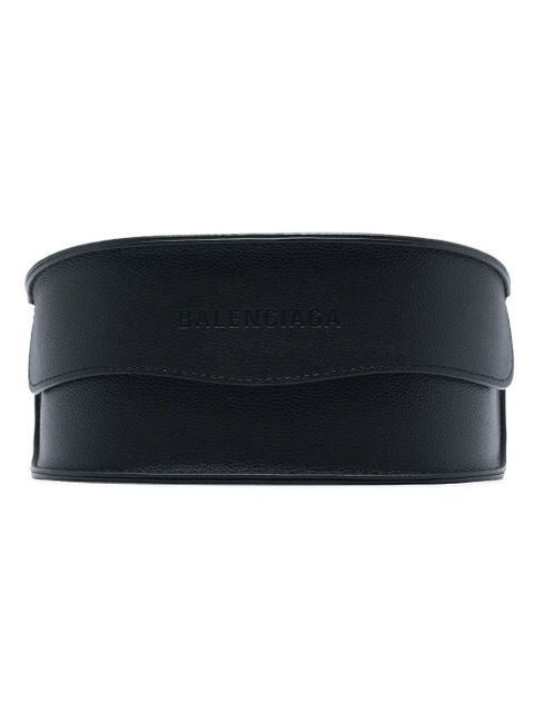 Balenciaga Eyewear Bossy oval-frame sunglasses - Blue