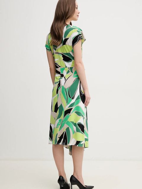 Joseph Ribkoff sukienka kolor zielony midi rozkloszowana 241201 - zdjęcie produktu nr 2