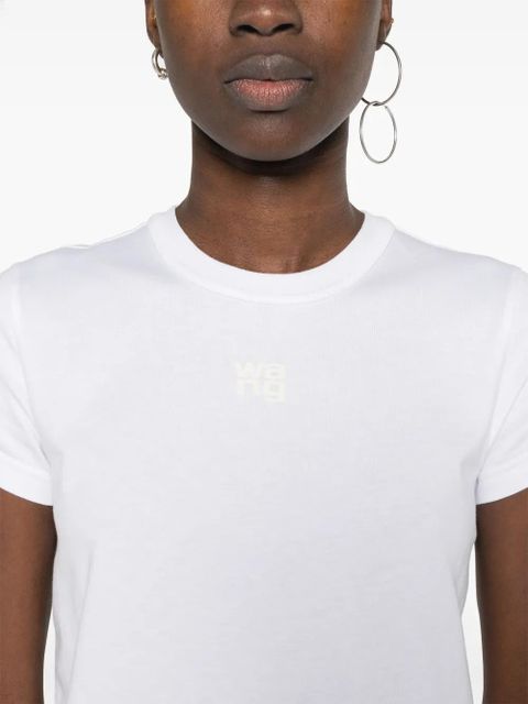 Alexander Wang logo-print cotton T-shirt - White