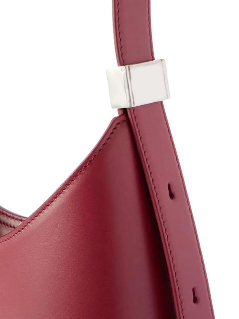 Jil Sander Eldorado leather shoulder bag - Red