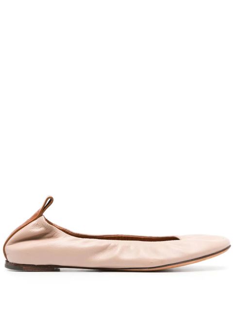 Lanvin leather ballerina shoes - Pink - zdjęcie produktu nr 1