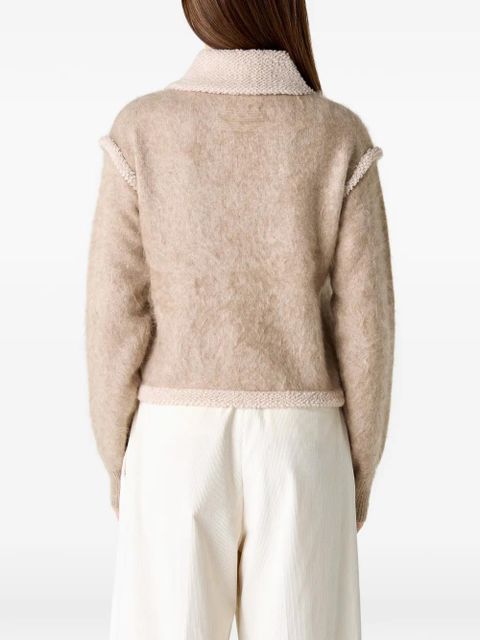 Guest In Residence collared zip jacket - Neutrals
