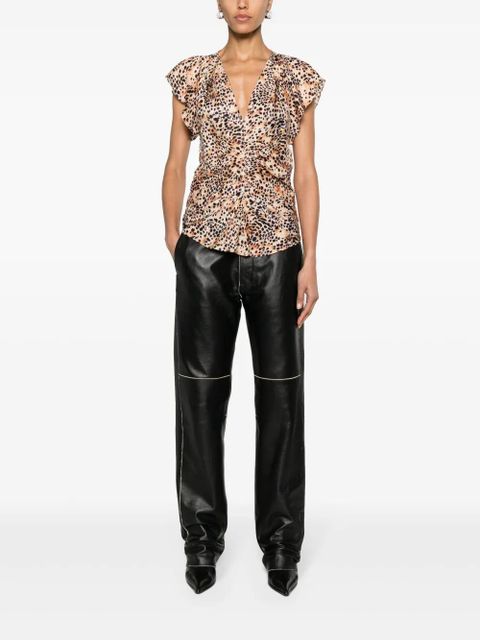 ISABEL MARANT Lonea blouse - Neutrals - zdjęcie produktu nr 2