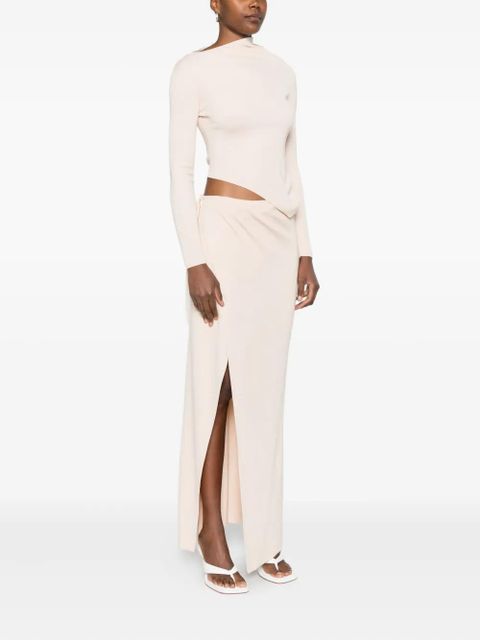 Aya Muse Aura cut-out maxi dress - Neutrals