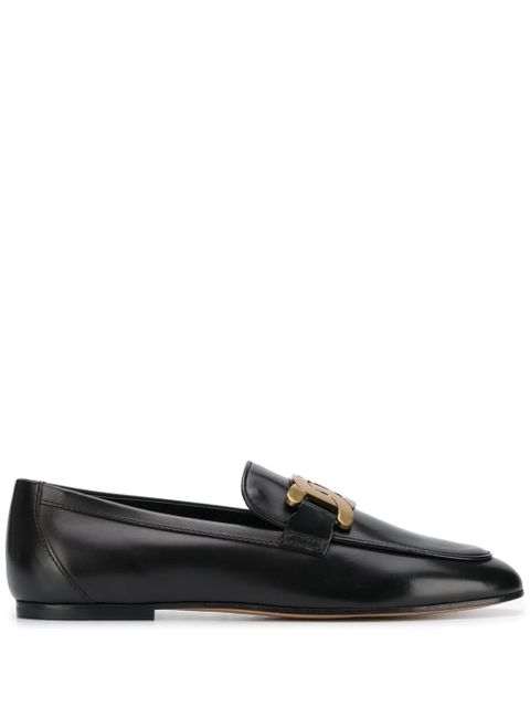 Tod's chain-strap loafers - Black - zdjęcie produktu nr 1