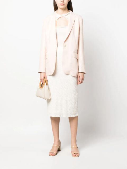 TWINSET single-breasted tied-waist blazer - Pink - zdjęcie produktu nr 2