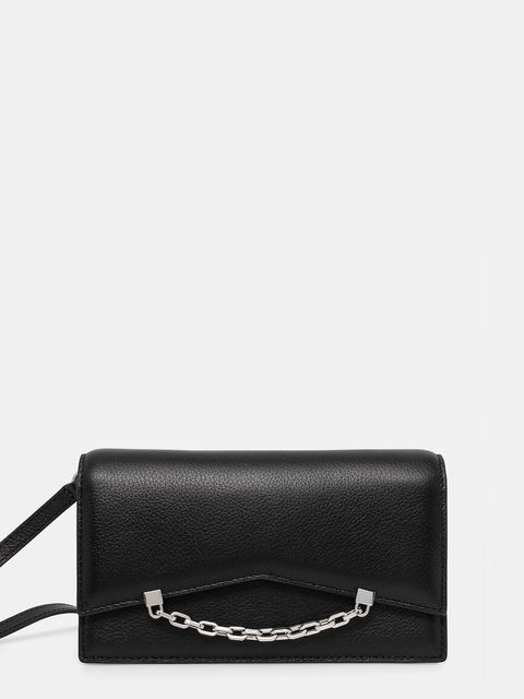 Karl Lagerfeld torebka skórzana kolor czarny A1W32037 - zdjęcie produktu nr 1