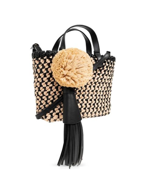 Ulla Johnson Lali woven tote bag - Black - zdjęcie produktu nr 1