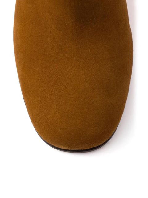 Prada suede 85mm booties - Brown - zdjęcie produktu nr 2