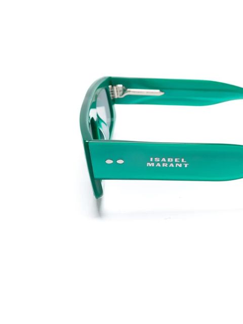ISABEL MARANT flat-top sunglasses - Green
