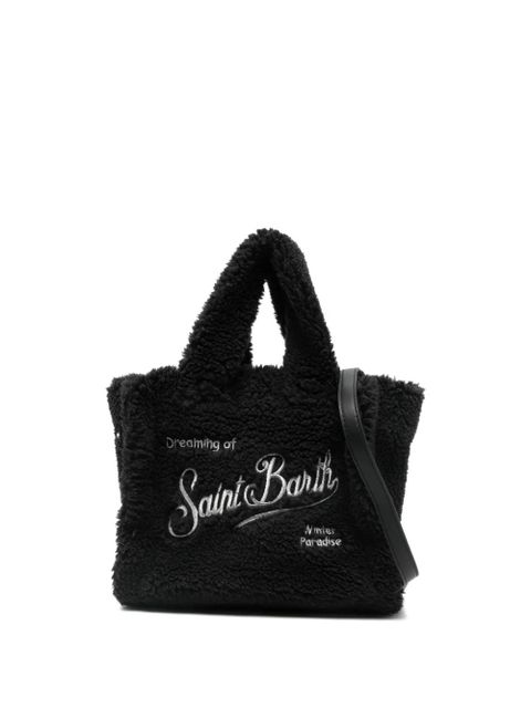 MC2 Saint Barth mini Vanity teddy embroidered tote bag - Black - zdjęcie produktu nr 1
