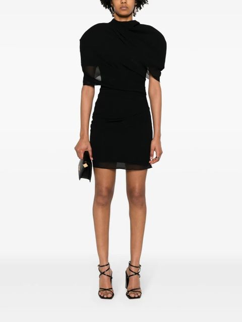 Jacquemus La Robe Castagna minidress - Black