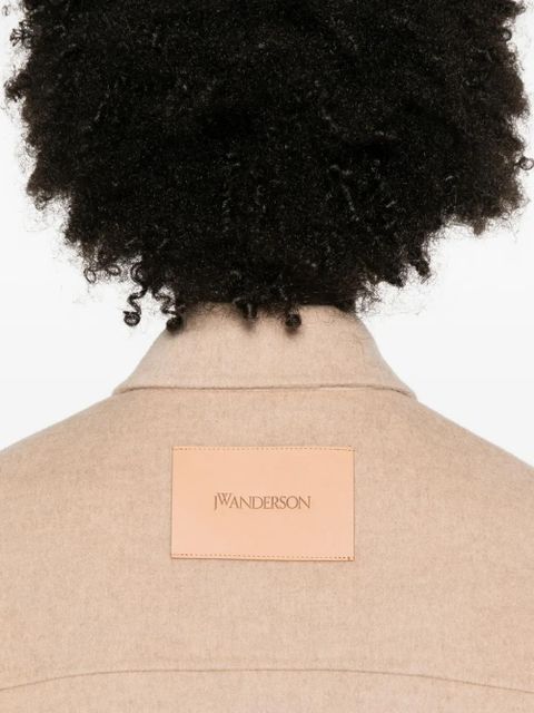 JW Anderson buttoned patch-pocket jacket - Neutrals