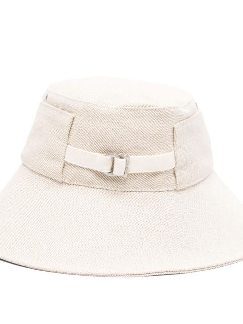 Jacquemus Le Bob De-Nîmes bucket hat - Neutrals - zdjęcie produktu nr 2