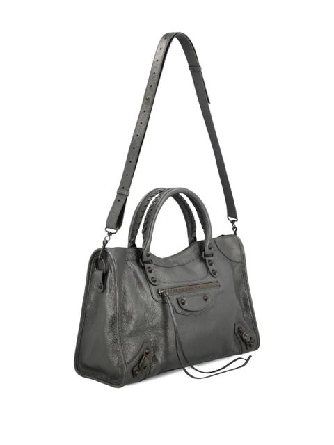 Balenciaga medium Le City lambskin tote bag - Grey - zdjęcie produktu nr 2